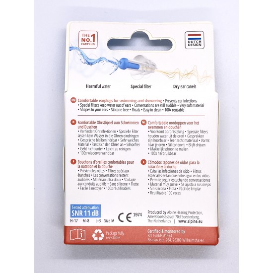 Ωτοασπίδες κολύμβησης ALPINE 